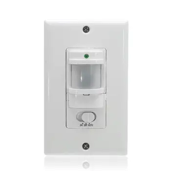 110V~220V ON OFF AUTO Wall Mount Motion Sensor Switch Automatic PIR Infrared Light Switch with Time Delay 10s~30mins
110V~220V ON OFF AUTO Wall Mount Motion Sensor Switch Automatic PIR Infrared Light Switch with Time Delay 10s~30mins