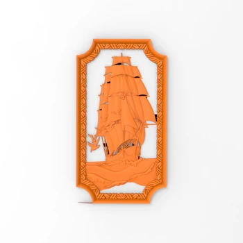 panel boat frame relief 3D model STL format file CNC router carving ArtCAM Aspire Type3 JDpaint engraving carving file A2015
panel boat frame relief 3D model STL format file CNC router carving ArtCAM Aspire Type3 JDpaint engraving carving file A2015