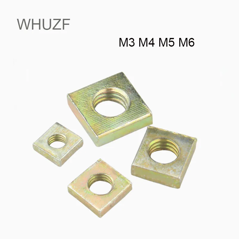 WHUZF 500/1000 шт. DIN562 M3 M4 M5 M6 оцинкованные квадратные гайки без конического блока квадратные оцинкованные прессованные гайки
WHUZF 500/1000 шт. DIN562 M3 M4 M5 M6 оцинкованные квадратные гайки без конического блока квадратные оцинкованные прессованные гайки