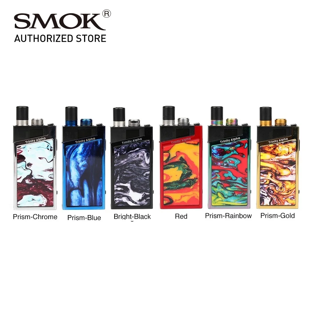 Оригинальный вейп набор SMOK Trinity Alpha батарея 1000 мАч картридж 2 мл/2 8 мл электронная