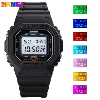 SKMEI Outdoor Digital Men's Watch Military Colorful LED Light Male Clock Sports Waterproof Chronograph Wristwatch montre homme
SKMEI Outdoor Digital Men's Watch Military Colorful LED Light Male Clock Sports Waterproof Chronograph Wristwatch montre homme