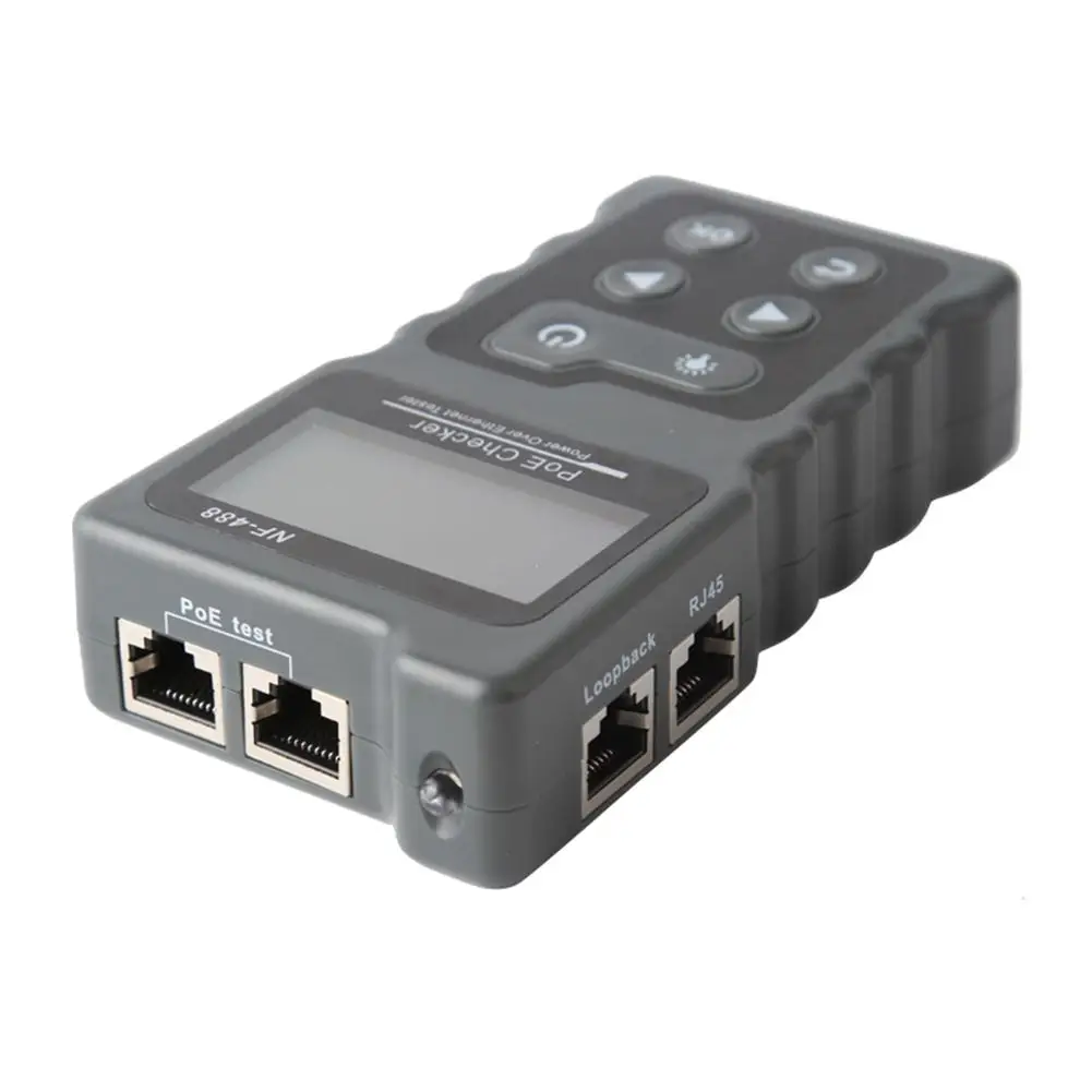 NF-488 Ethernet CAT5 CAT6 сетевой кабель PoE коммутатор тестер детектор такие как напряжение, полярность, средний пролет или конечный пролет
NF-488 Ethernet CAT5 CAT6 сетевой кабель PoE коммутатор тестер детектор такие как напряжение, полярность, средний пролет или конечный пролет