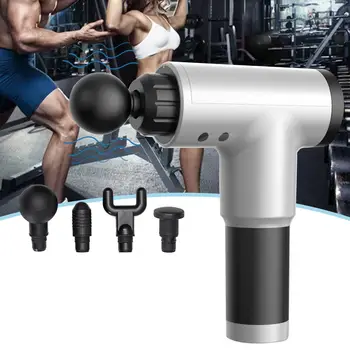 3200r/min Rechargeable Electric Impact Relax Deep Massager 6 Speeds Muscle Vibration Relaxing Massage Machine with 4 Head
3200r/min Rechargeable Electric Impact Relax Deep Massager 6 Speeds Muscle Vibration Relaxing Massage Machine with 4 Head