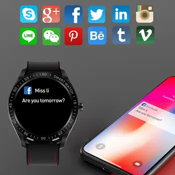 F13 SmartWatch Round Screen Touch Android IOS Message Reminder Exercise Fitness Tracker Heart Rate Blood Pressure Watch Fashion
F13 SmartWatch Round Screen Touch Android IOS Message Reminder Exercise Fitness Tracker Heart Rate Blood Pressure Watch Fashion