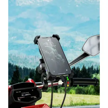 Elevated Version Waterproof 12V Motorcycle QC3.0 USB Fast Charger Mount Holder Stand for Cellphone Mobile Phone GPS
Elevated Version Waterproof 12V Motorcycle QC3.0 USB Fast Charger Mount Holder Stand for Cellphone Mobile Phone GPS