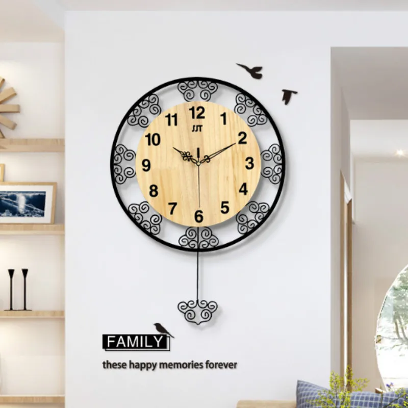 Modern Art Wall Clock Silent Simple Creative Iron Round Wall Clock Pendulum Relogio Parede Bedroom Home Decoratio Clocks MM60WC
Modern Art Wall Clock Silent Simple Creative Iron Round Wall Clock Pendulum Relogio Parede Bedroom Home Decoratio Clocks MM60WC