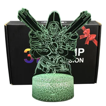 OW 7 Colors Changing Table Projection Lamp USB light up Led Overwatching Reaper Hanzo Genji Mccree Action Figure Luminous toys
OW 7 Colors Changing Table Projection Lamp USB light up Led Overwatching Reaper Hanzo Genji Mccree Action Figure Luminous toys