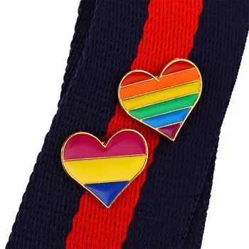 Rainbow Heart Design Enamel Brooch Pin Badge Love Heart Brooch Pin Awareness Brooches Jewelry For Men Women Unisex
Rainbow Heart Design Enamel Brooch Pin Badge Love Heart Brooch Pin Awareness Brooches Jewelry For Men Women Unisex