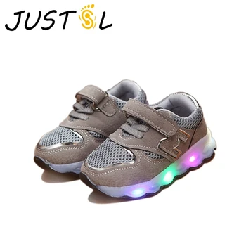 JUSTSL Spring Autumn New M Word LED Light-Up Child Shoes Boys Girls Fashion Sneakers Kids Net Toddler Toddler Shoes
JUSTSL Spring Autumn New M Word LED Light-Up Child Shoes Boys Girls Fashion Sneakers Kids Net Toddler Toddler Shoes