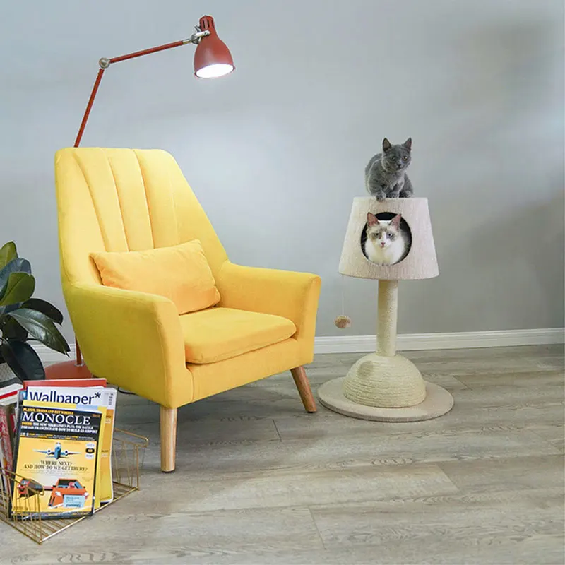 Table Lamp Pet Climbing Frame Cat Tree Integrated Scratching Post For Cat Releasing Small Luxury Cat Bucket Solid Wood Cat House
Table Lamp Pet Climbing Frame Cat Tree Integrated Scratching Post For Cat Releasing Small Luxury Cat Bucket Solid Wood Cat House