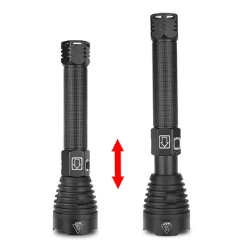 Super Powerful lamp XHP90 LED Flashlight LED Torch USB Lamp Zoom Tactical Torch 18650 26650 Rechargeable Battey
Super Powerful lamp XHP90 LED Flashlight LED Torch USB Lamp Zoom Tactical Torch 18650 26650 Rechargeable Battey