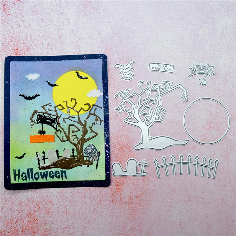 DiyArts Halloween Metal Cutting Dies New 2019 Metal Dies Scrapbooking Album Card Making Embossing Stencil Die Cut Decoration
DiyArts Halloween Metal Cutting Dies New 2019 Metal Dies Scrapbooking Album Card Making Embossing Stencil Die Cut Decoration