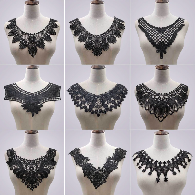 Fashion Exquisite Handmade DIY Water Soluble Openwork Lace Dress Sweater Dress Decoration Wild Collar Sewing Splicing Patches
Fashion Exquisite Handmade DIY Water Soluble Openwork Lace Dress Sweater Dress Decoration Wild Collar Sewing Splicing Patches
