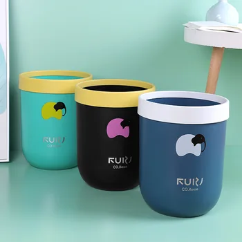 New Home Kitchen Waste Basket with Garbage Bag Holder Bathroom Trash Bin Without Lid Fashion Plastic Japanese Style Recycle Bin
New Home Kitchen Waste Basket with Garbage Bag Holder Bathroom Trash Bin Without Lid Fashion Plastic Japanese Style Recycle Bin