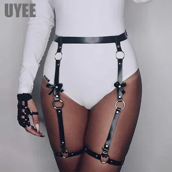 UYEE Sexy Lingerie Women Suspender Leather Harness Leather Belts Body Bondage Jartiyer Sexy Lingerie Harajuku Women Ladies Belts 
UYEE Sexy Lingerie Women Suspender Leather Harness Leather Belts Body Bondage Jartiyer Sexy Lingerie Harajuku Women Ladies Belts