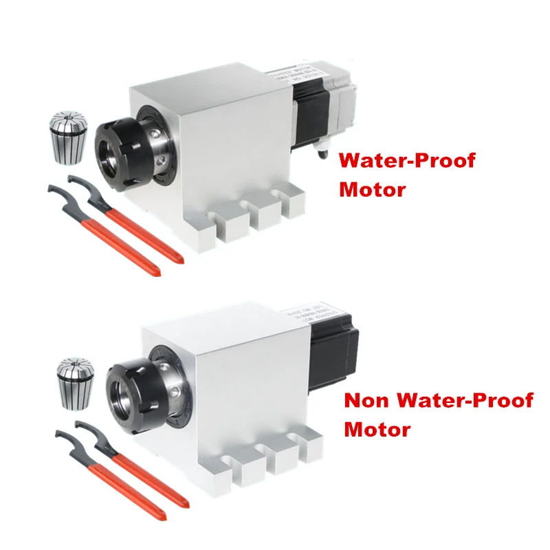 CNC 4th A Rotary Axis Harmonic Drive Reducer Waterproof Motor with ER32 Chuck Speed Reducing Ratio 50:1 for Milling Machine | Инструменты