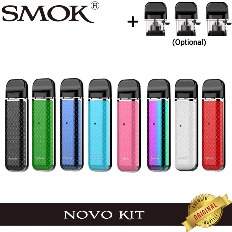 Оригинальный набор Smok Novo 16 Вт электронная сигарета картридж 2 мл с аккумулятором