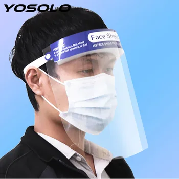YOSOLO Full Face Masks Dust-proof Face Eyes Protector Anti Splash Baffle Block Transparent Masks Face Shield Protective Cover
YOSOLO Full Face Masks Dust-proof Face Eyes Protector Anti Splash Baffle Block Transparent Masks Face Shield Protective Cover