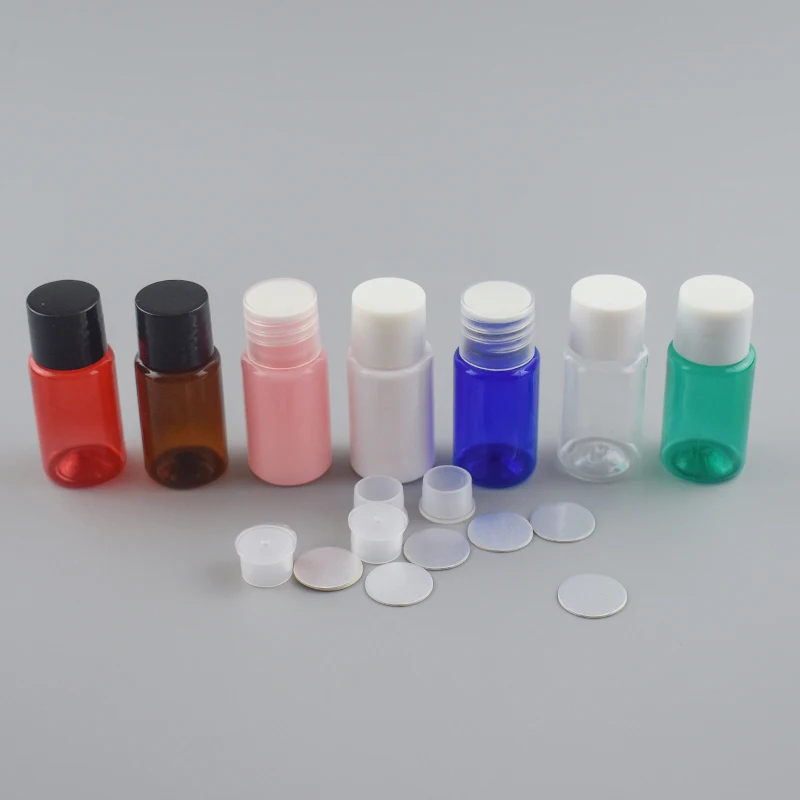 100pcs/lot 10ml Mini Plastic Bottle with Black / White Screw Cap,Empty Cosmetic Shampoo Container Bottles With inner plug
100pcs/lot 10ml Mini Plastic Bottle with Black / White Screw Cap,Empty Cosmetic Shampoo Container Bottles With inner plug