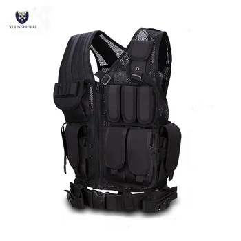 Security Men Military Tactical Vest Paintball Camouflage Molle Hunting Vest Assault Shooting Hunting Plate Carrier With Holster
Security Men Military Tactical Vest Paintball Camouflage Molle Hunting Vest Assault Shooting Hunting Plate Carrier With Holster