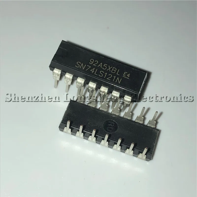 10 шт./лот Новый SN74LS121N 74LS121 DIP-14 полный синтезатор IC Chip в наличии | Электронные