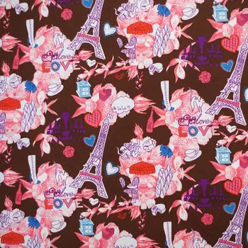 1 yard Polyester/PVC coated Waterproof Fabric for bag, handmaking, Tower and flower on Chocolate Background (width=140cm)
1 yard Polyester/PVC coated Waterproof Fabric for bag, handmaking, Tower and flower on Chocolate Background (width=140cm)