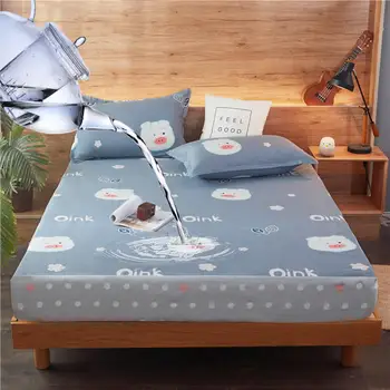 1 Pcs Fitted Sheet Mattress Cover Cotton Bed Linens Waterproof Bed Sheets with Elastic Band Double Queen Size Bedsheet High 30cm
1 Pcs Fitted Sheet Mattress Cover Cotton Bed Linens Waterproof Bed Sheets with Elastic Band Double Queen Size Bedsheet High 30cm
