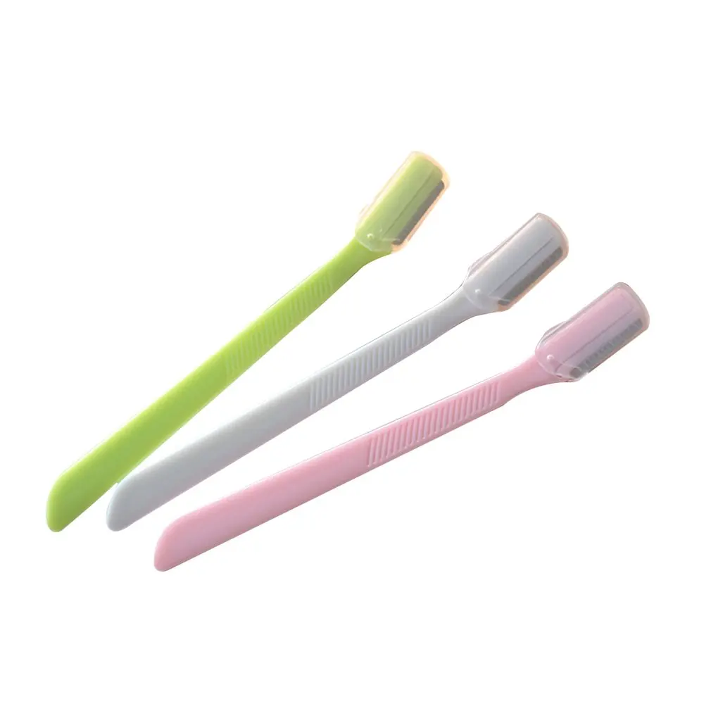 Eyebrow Shaping Knife 3 Pcs Eyebrow Razor Professional Facial Hair Remover Portable Eye Brow Shaping Tool 
Eyebrow Shaping Knife 3 Pcs Eyebrow Razor Professional Facial Hair Remover Portable Eye Brow Shaping Tool