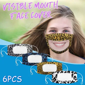 6PCS Adult Outdoor Mask With Clear Window Visible Expression For Deaf Mute Smile Communicator Face Mask with Clear Mouth
6PCS Adult Outdoor Mask With Clear Window Visible Expression For Deaf Mute Smile Communicator Face Mask with Clear Mouth