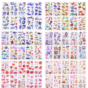 10 Sheets /Set Cute Cartoon Animal Temporary Tattoo Stickers Baby Shower Kids Body Makeup Sticker Tattoos Decoration 
10 Sheets /Set Cute Cartoon Animal Temporary Tattoo Stickers Baby Shower Kids Body Makeup Sticker Tattoos Decoration