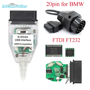 OBD2 For BMW INPA K+CAN With Switch FTDI FT232RL Chip OBD2 Cable Diagnostic INPA K+DCAN Support K Line Cable With 20PIN for BMW
OBD2 For BMW INPA K+CAN With Switch FTDI FT232RL Chip OBD2 Cable Diagnostic INPA K+DCAN Support K Line Cable With 20PIN for BMW