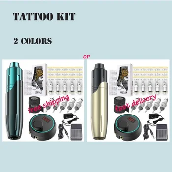 New Permanent Makeup Machine Tattoo Kit Professional Tattoo Rotary Pen Machine Set Cartridge Needle Tattoo Machine Body Art
New Permanent Makeup Machine Tattoo Kit Professional Tattoo Rotary Pen Machine Set Cartridge Needle Tattoo Machine Body Art