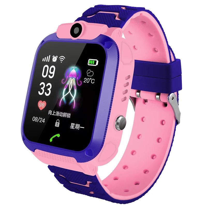 English Version Kids Watches GPS Tracker Children Watch Wifi Touch Screen SOS Call Location Smart Watch Anti Lost Monitor Clock