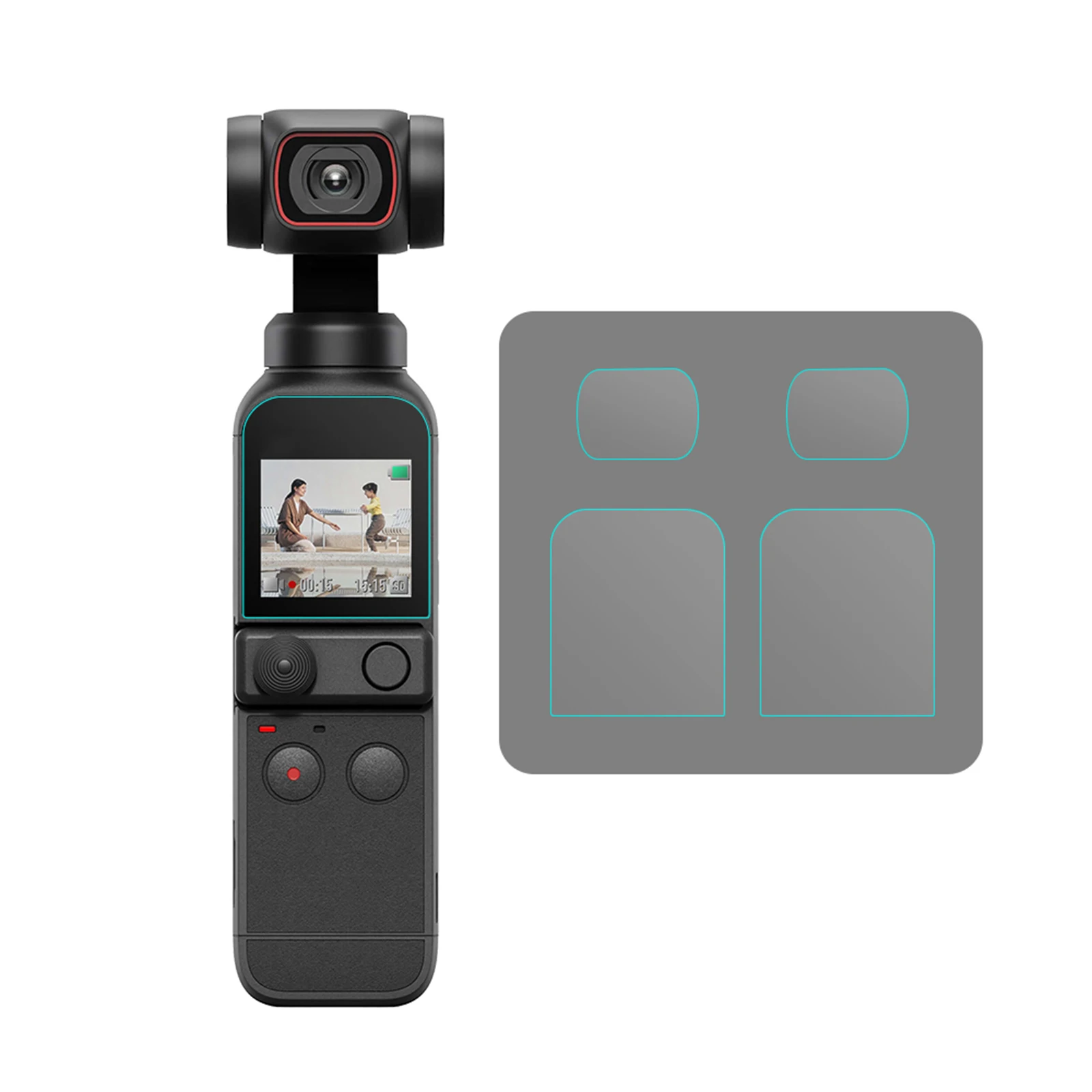 Lens Protective Film Kit for DJI Pocket 2 Tempered Glass Gimbal Camera Screen Cover Anti-scratch Protection Accessories
Lens Protective Film Kit for DJI Pocket 2 Tempered Glass Gimbal Camera Screen Cover Anti-scratch Protection Accessories