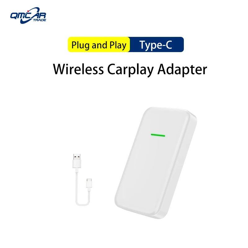 Wireless Carpay carplay2air adapter is plug and play suitable for the original car built-in wired CarPlay
Wireless Carpay carplay2air adapter is plug and play suitable for the original car built-in wired CarPlay