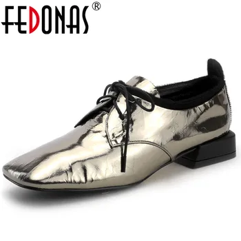 FEDONAS 2020 Elegant Concise Shallow Women Spring Summer Casual Square Toe Genuine Leather Pumps Office Shoes Woman Cross Tied
FEDONAS 2020 Elegant Concise Shallow Women Spring Summer Casual Square Toe Genuine Leather Pumps Office Shoes Woman Cross Tied