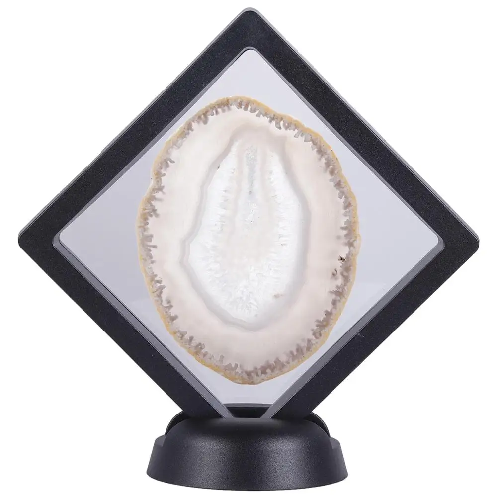 TUMBEELLUWA Natural Agate Slice Display Stand Box,Reiki Gem Stone Jewelry Specimen Show Case,Double Sided Floating Display Frame
TUMBEELLUWA Natural Agate Slice Display Stand Box,Reiki Gem Stone Jewelry Specimen Show Case,Double Sided Floating Display Frame