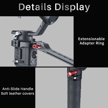 Portable Monitor Camera Stabilizer Position Adjustable Holder Dual Handle Grip DSLR Light Quick Release For DJI Ronin S SC
Portable Monitor Camera Stabilizer Position Adjustable Holder Dual Handle Grip DSLR Light Quick Release For DJI Ronin S SC