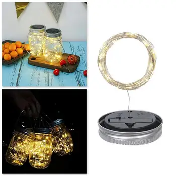 6pcs Solar Led Fairy Light For Mason Jar Glass Bottle Insert Color Changing Lid Lights String Home Christmas Decoration Gifts 
6pcs Solar Led Fairy Light For Mason Jar Glass Bottle Insert Color Changing Lid Lights String Home Christmas Decoration Gifts