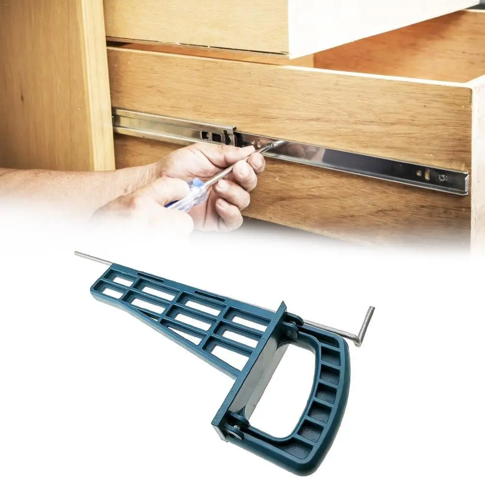 Drawer Installation Tool Drawer Slide Jig Quick Install for Woodworking Sliding Rails for Drawers Hardware
Drawer Installation Tool Drawer Slide Jig Quick Install for Woodworking Sliding Rails for Drawers Hardware