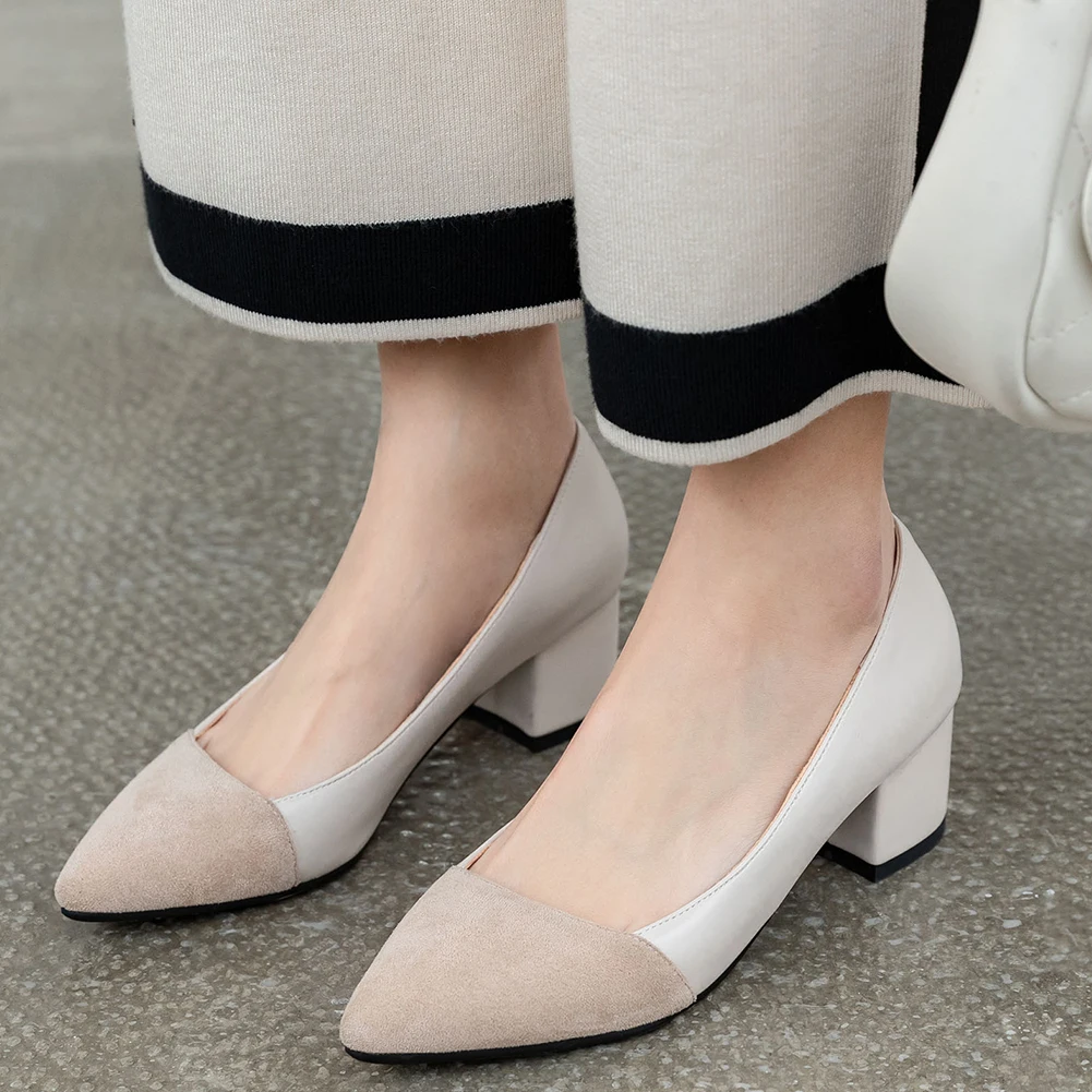 Sarairis New Arrivals 2020 Square Heels Pointed Toe Elegant Pumps Woman Shoes Slip-On Spring Office Lady Pumps Women Shoes
Sarairis New Arrivals 2020 Square Heels Pointed Toe Elegant Pumps Woman Shoes Slip-On Spring Office Lady Pumps Women Shoes