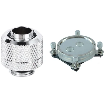 2Pcs Water Cooling Fittings G1/4 External Thread Pagoda & 1x PR-XPM Computer PC Water Cooling CPU Block
2Pcs Water Cooling Fittings G1/4 External Thread Pagoda & 1x PR-XPM Computer PC Water Cooling CPU Block