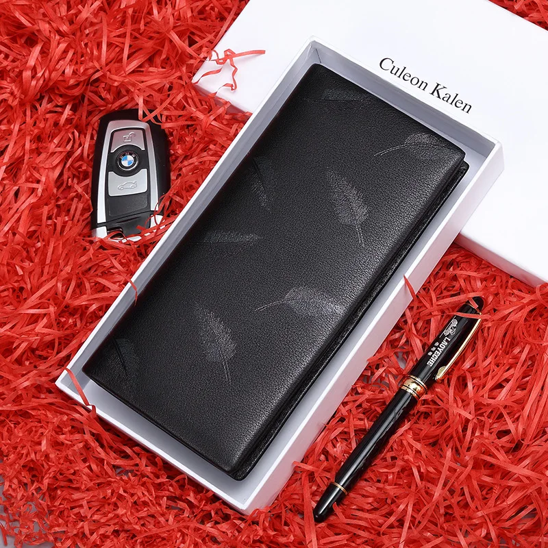 2019 New Style MEN'S Leather Wallet Long Soft Handfeel Card Bit More Trend of Fashion Pure Leather Wallet Factory Approved
2019 New Style MEN'S Leather Wallet Long Soft Handfeel Card Bit More Trend of Fashion Pure Leather Wallet Factory Approved