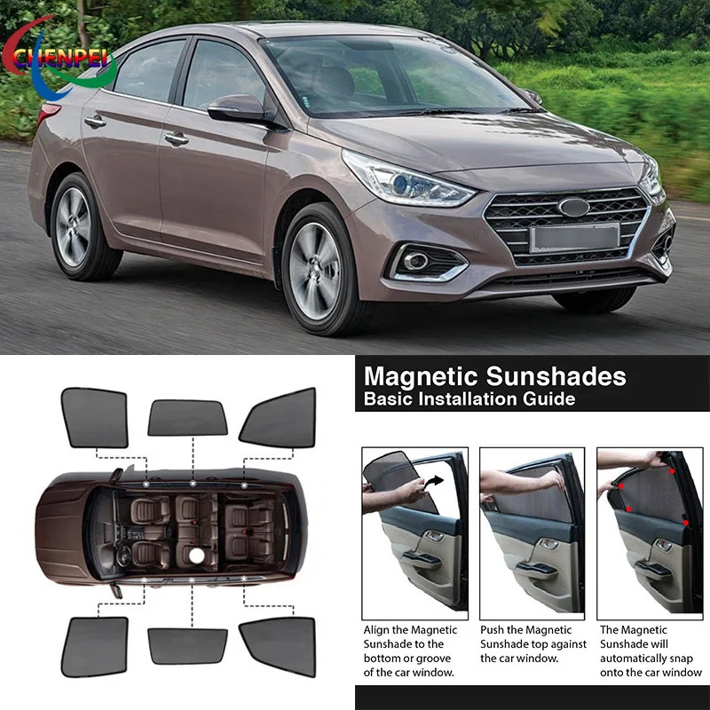 For HYUNDAI VERNA Car Full Side Windows Magnetic Sun Shade UV Protection Ray Blocking Mesh Visor Car Accessories
For HYUNDAI VERNA Car Full Side Windows Magnetic Sun Shade UV Protection Ray Blocking Mesh Visor Car Accessories