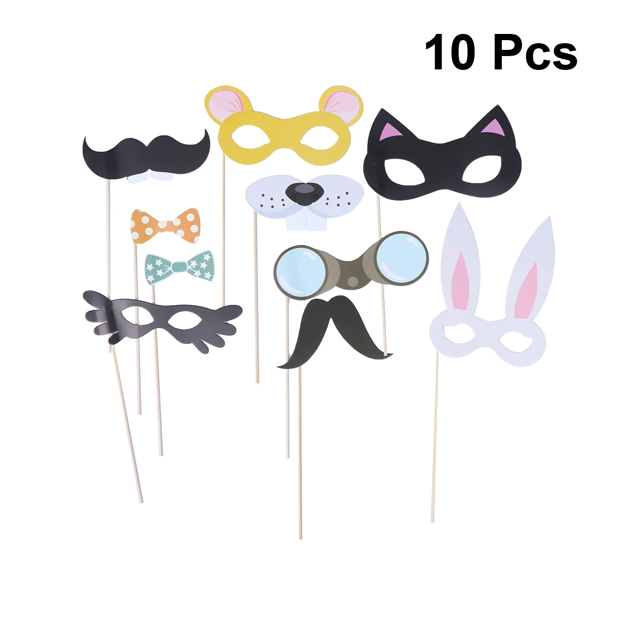 10pcs Birthday Photo Props Kit Funny Cartoon Animals Theme Paper Mask Photo Booth Props Photobooth Props Kids Party Supplies
10pcs Birthday Photo Props Kit Funny Cartoon Animals Theme Paper Mask Photo Booth Props Photobooth Props Kids Party Supplies