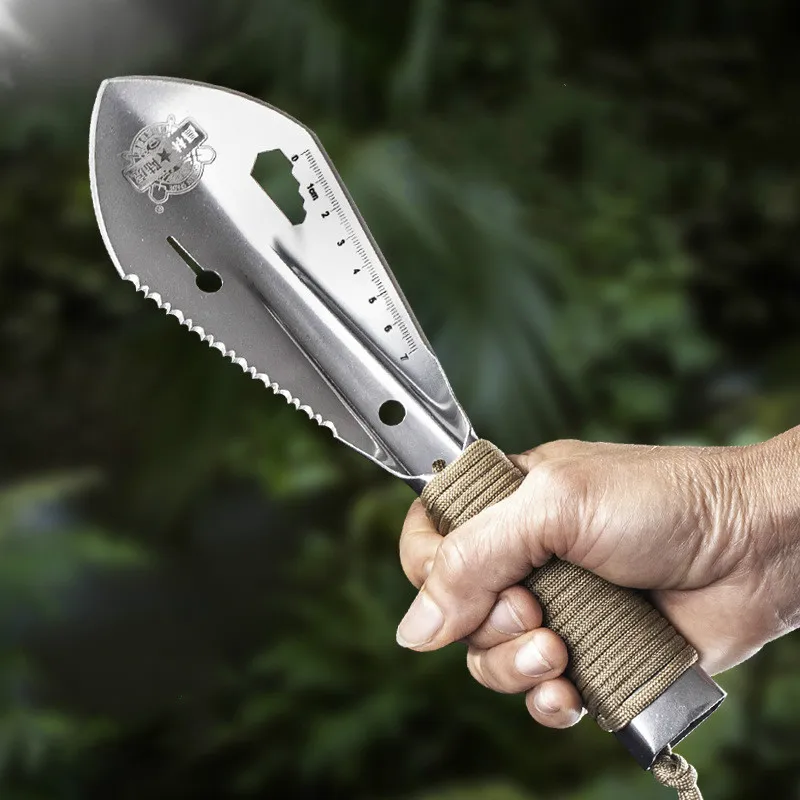 Stainless Steel Garden Shovel Spade Multi Tool Weeder With Sawtooth Hex Wrench Ruler Digging Trowel Knife Spear Garden Bonsai
Stainless Steel Garden Shovel Spade Multi Tool Weeder With Sawtooth Hex Wrench Ruler Digging Trowel Knife Spear Garden Bonsai