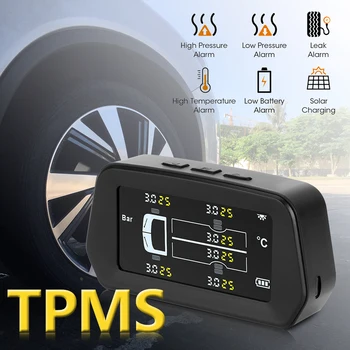 Monitoring Car Tire Pressure Gauge Solar TPMS Color LCD Tyre Pressure Monitoring System with 6 External Sensors 
Monitoring Car Tire Pressure Gauge Solar TPMS Color LCD Tyre Pressure Monitoring System with 6 External Sensors