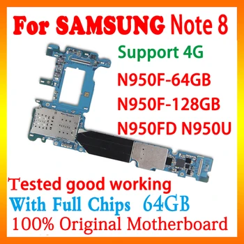 Original 128/64G For Samsung Galaxy Note 8 N950F N950FD N950U motherboard with Full chips Logic Board 100% tested good working
Original 128/64G For Samsung Galaxy Note 8 N950F N950FD N950U motherboard with Full chips Logic Board 100% tested good working