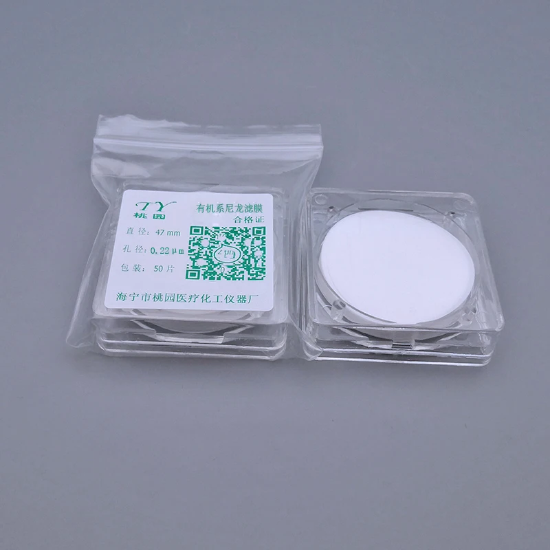 

50pcs/100pcs Lab Nylon Dia 13mm To 150mm Mutiple Pore Size Filter Membrane, N6 Organic System Millipore Microporous Membrane