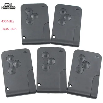 5PCS*New for Megane Scenic Smart Card 3 Button with Key Blade 434Mhz ID46 Chip Remote Key Fob for 2003-2008 Year Cars With logo
5PCS*New for Megane Scenic Smart Card 3 Button with Key Blade 434Mhz ID46 Chip Remote Key Fob for 2003-2008 Year Cars With logo
